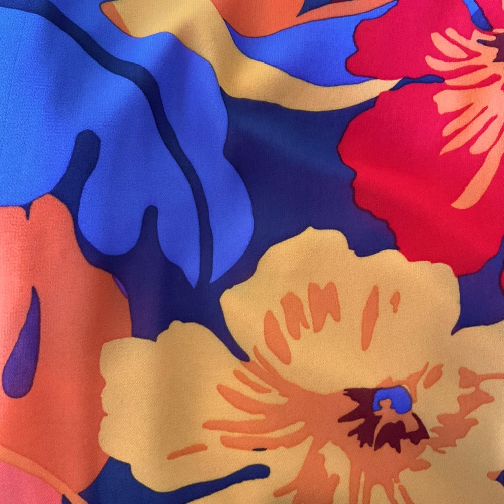 🌸FOREVER21 Tropical Sleeveless Shift Dress🧉